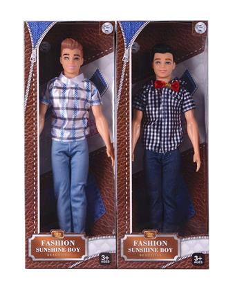 11 inch full body men's Barbie fashion set with 2 mixed styles   ITEM NO.： W055455