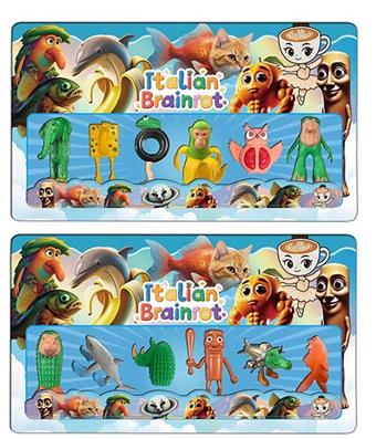 Shanhaijing wooden stick figurine 6 pieces card pack/2 styles   ITEM NO.： W055650