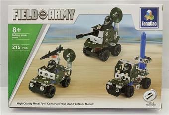 Metal assembled military kit 215PCS   ITEM NO.： W042509