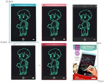 8.2-inch monochrome screen LCD electronic writing board drawing board graffiti drawing board handwriting board (CR2025 power pack * 1) monochrome clear installation   ITEM NO.： W056468
