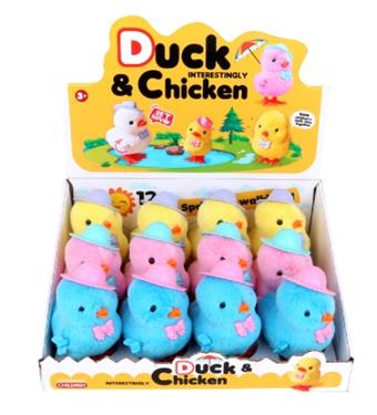Hat wearing Chick - Large (12PCS)   ITEM NO.： W062609