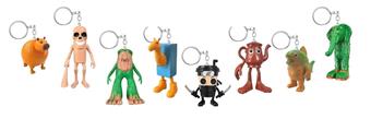 Shanhaijing wooden stick figurine with keychain 16 blind box display box   ITEM NO.： W055612
