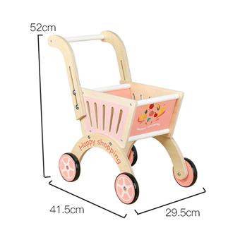 Colorful Shopping Cart - Pink   ITEM NO.： W043750