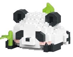 Eating bamboo 159PCS Panda low-priced impulse version - Micro particle building blocks   ITEM NO.： W044735
