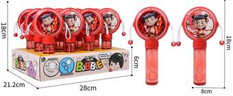 Nezha Wave Drum+Sand Hammer+Bubble Stick 50ml, 12pcs/box   ITEM NO.： W055760