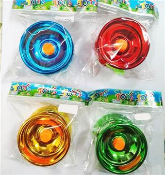 Single bearing alloy yo yo (UV coated 4 colors)   ITEM NO.： W047834