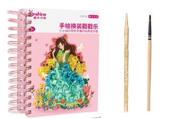 Hand drawn Dress Up Sticker - English   ITEM NO.： W043734