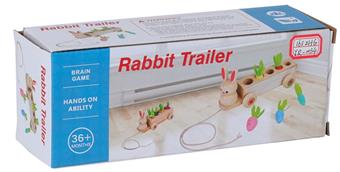 Rabbit Pulling Cart (Radish Style) (YR-0034)   ITEM NO.： W044186