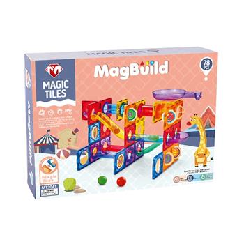 78 pieces of building block track ball variable magnetic piece   ITEM NO.： W043597