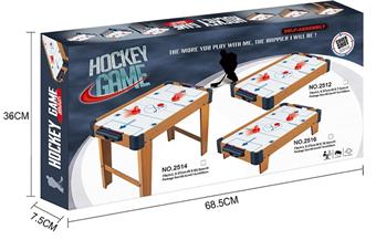 Wooden ice hockey table with feet   ITEM NO.： W061073