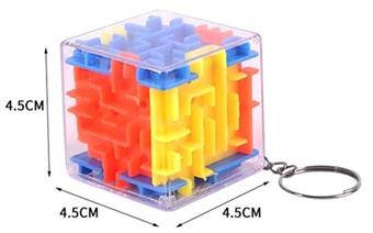 4.5CM colored ball maze with keychain   ITEM NO.： W048458
