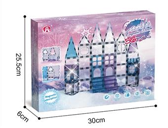 7.5CM Diamond Magnetic Disc Ice and Snow Theme 56P   ITEM NO.： W046709