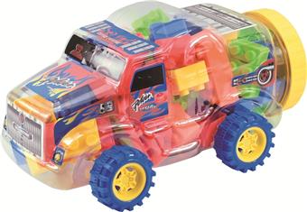 Multi color mixed weighing of 180 grams (approximately 35PCS) for small tractor trailer   ITEM NO.： W045385