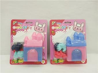 Cartoon House Villa Space Sand and Clay Set   ITEM NO.： W051912