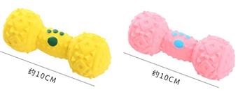Pet toys latex dumbbells   ITEM NO.： W062543