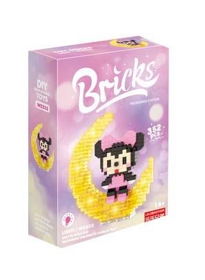 Moon Nini Mouse Building Blocks 352PCS   ITEM NO.： W046069