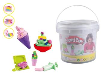 Ice cream with 24 color mud and popsicle ice cream   ITEM NO.： W053336