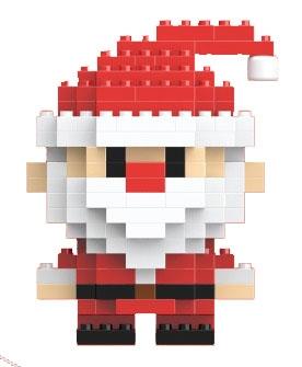 Santa Claus 174PCS (low-priced impulse version)   ITEM NO.： W044525