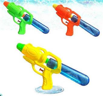 Solid color transparent bottle water gun   ITEM NO.： W066982