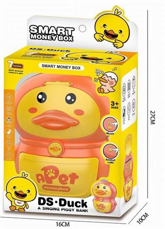 Yellow Duck Backpack Savings Bank (Singing) CPC   ITEM NO.： W051400