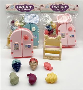 Mini Kitchen, Refrigerator, Small Home Appliance Set, Toy Set for Home Furnishing   ITEM NO.： W043300