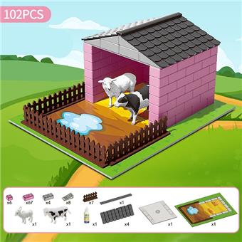 DIY construction expert (cowshed)   ITEM NO.： W062020