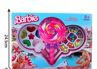 Real Barbie lollipop with two-layer bead and cosmetics   ITEM NO.： W058392
