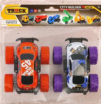 Dual inertia off-road tin car   ITEM NO.： W046987