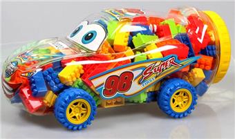 Dynamic sports car multi-color mixed weighing 580 grams (approximately 180-200pcs)   ITEM NO.： W045481