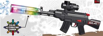 AK-47 Electric Light Water Bullet Gun   ITEM NO.： W065409