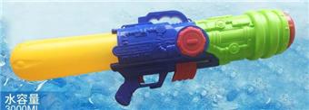 Solid color water gun 3000ml, blue   ITEM NO.： W067847