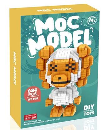 Trendy KAWS Monkey White 684PCS   ITEM NO.： W046174