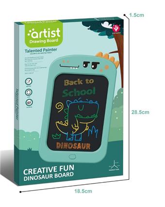 Dinosaur colored LCD writing board   ITEM NO.： W056976