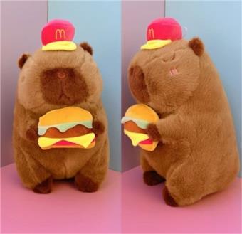 European mink burger capybara 8 inches   ITEM NO.： W054485