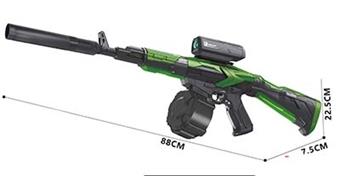 Future Sci Fi AK Water Bullet Gun   ITEM NO.： W063170