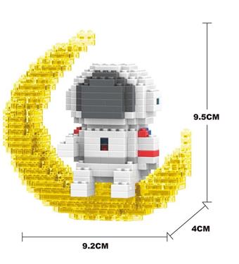 Astronaut Light Edition Building Blocks 335PCS   ITEM NO.： W046075