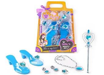 Princess Fairy Stick Electroplating Jewelry Set   ITEM NO.： W057780