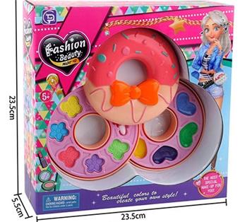 Factory version 2-layer donut cosmetic set   ITEM NO.： W058115