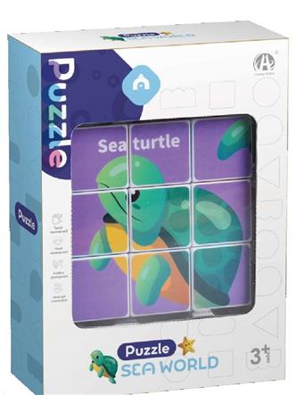 Marine animal themed magnetic puzzle (6 patterns)   ITEM NO.： W046699