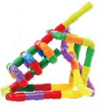 72PCS water pipe splicing blocks   ITEM NO.： W043629