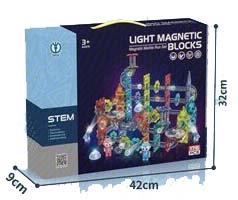 Magnetic Ball Track Building Blocks 176PCS (Light Edition)   ITEM NO.： W046455