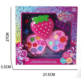 Double layered strawberry children's makeup   ITEM NO.： W059419