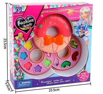 Factory version 2-layer donut cosmetic set   ITEM NO.： W058348