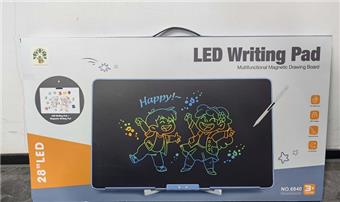 28 inch LCD writing board color screen with iron plate+4 color pens   ITEM NO.： W061245