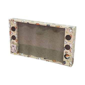 Colorful box wave cat scratch board nest   ITEM NO.： W062196