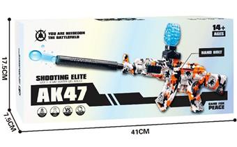 AK47 Handheld Automatic Electric Graffiti Water Bullet Gun (Electric included)   ITEM NO.： W064367
