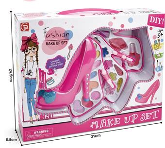 Factory version crystal shoe three-layer cosmetic box set   ITEM NO.： W058208