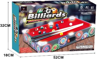 Wooden table tennis table (with lighting) with 3 No. 5 batteries, not included   ITEM NO.： W061110