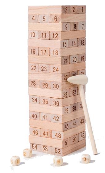 Beech wood digital stacking height   ITEM NO.： W044014