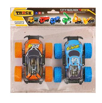 Dual inertia off-road tin car   ITEM NO.： W046989